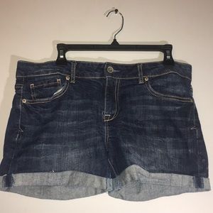 Aeropostale Medium Dark Wash "Boyfriend" Shorts